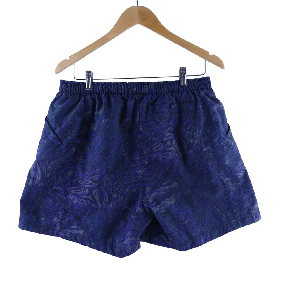Nike ACG Mens Size Medium Vintage Purple Black Swirl Marble Shorts F61103 SCI